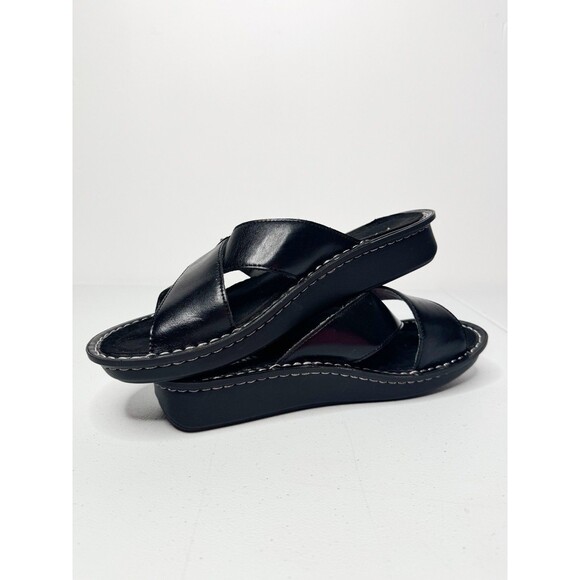 Alegria Vanya Sandal Women’s US 9–9.5 EU 40 Black Leather Adjustable VYA-7409 - Picture 2 of 12